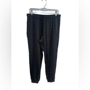 Nike Black Relaxed Fit Sweatpants with Tapered Legs